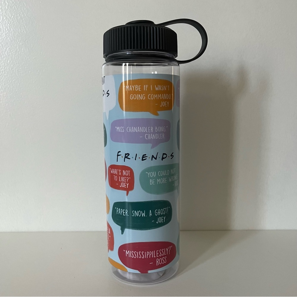 NWT Friends TV Show Travel Water Bottle